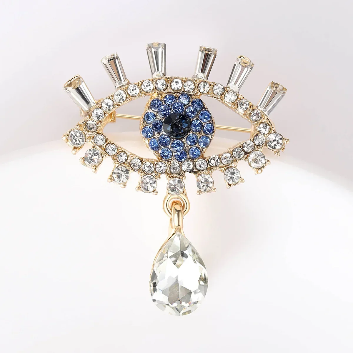1Pc Exquisite Evil Eye Brooch for Men Women Dainty Demon Eye Brooches Pins Jewelry Accessories Party Gifts 2026 Trend Cool Thing