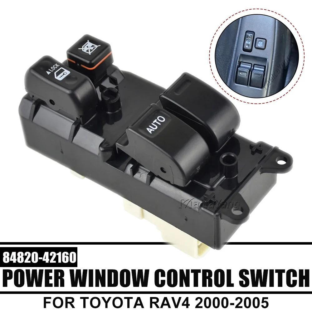 New 13PINS Car Electric Power Master Window Lifter Control Switch FOR TOYOTA RAV4 2000-2005 84820-42160