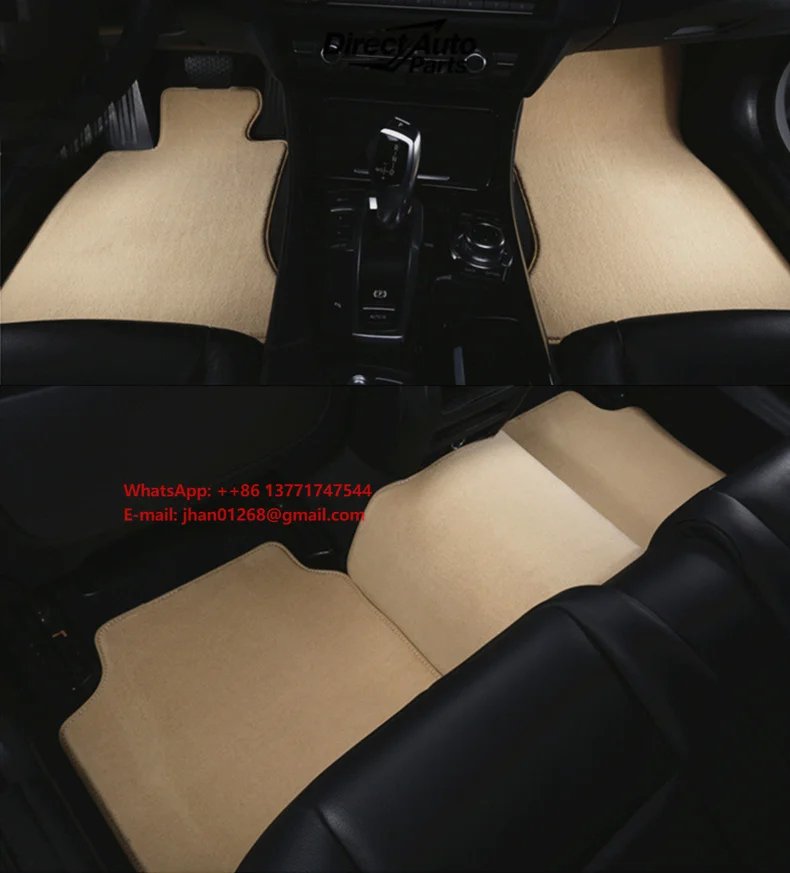 Factory Direct Wholesale Luxury Lambwool Carpet Car Floor Mats for Honda