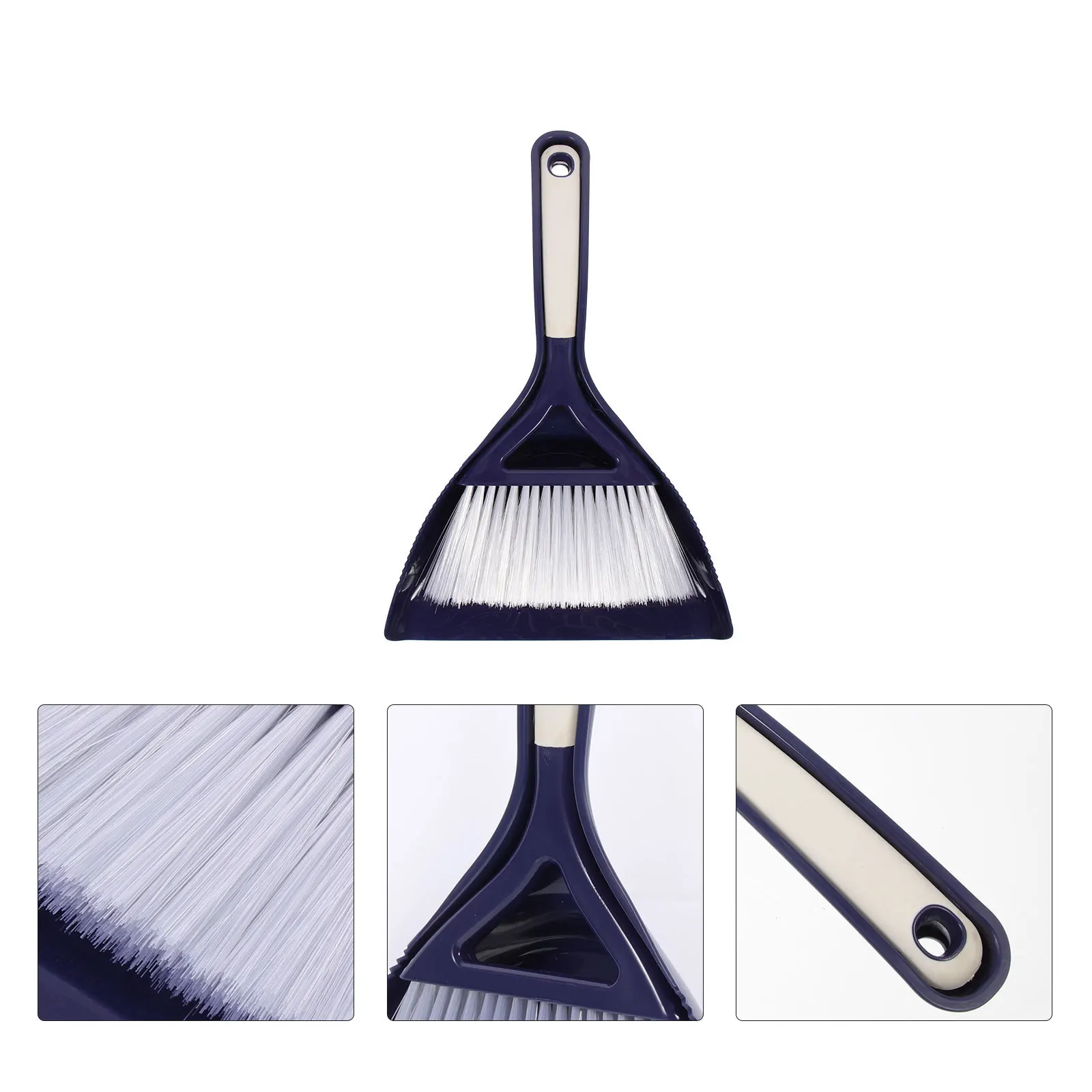 

1Set Desktop Broom and Dustpan Set Mini Cleaning Tool for Home Office Tabletop Efficient Space-Saving Portable Dust Pan Kit