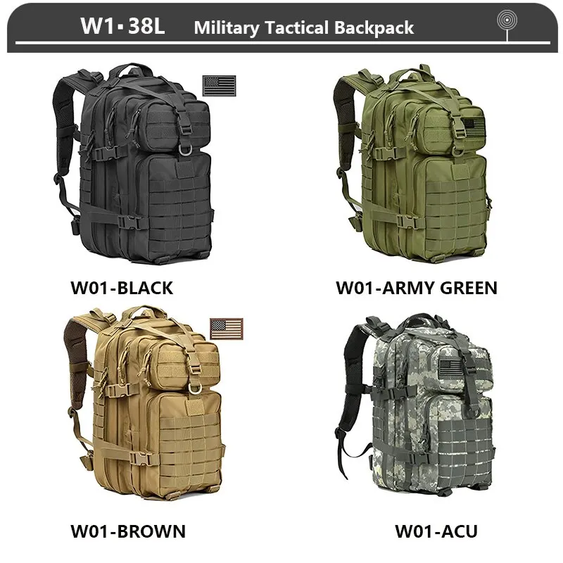 army backpack travel bag EASY BW 65L Large Duffle Military Tactical Backpack, Assault Pack 3 Day Bug Out Bag Rucksack for Outdoor Sport Hiking Camping with Molle System This is a water 45L Military Army Molle Tactical