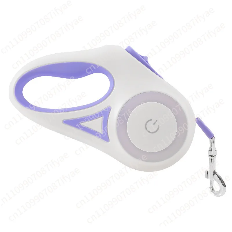 LED light-emitting rope automatic telescopic dog leash walking dog without leashing pet leash supplies in stock