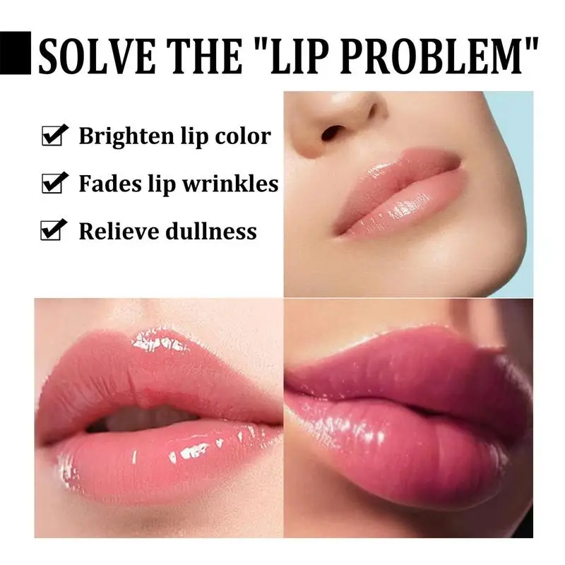 Lipverlichtende Scrub-Balsem Verwijdert Doffe Lippen Hydraterende Lippenbalsem Lipverzorgingsproducten En Fleurt Zwarte Lipverlichtende Scrub Op