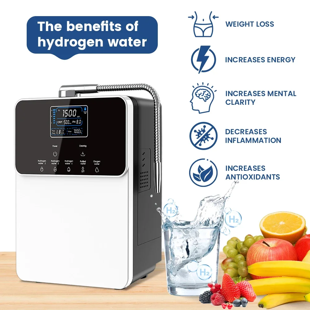 Hydrogen Water Generator  High Concentration 1500 PPB Hydrogen Water Machine Japan Technology Hydrogen Water