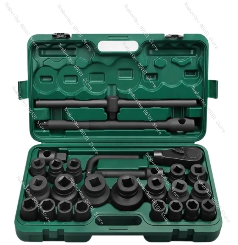 

Combination Industrial Type of Heavy Maintenance Sleeve for Automobile Repair Socket Wrench Set 26pc