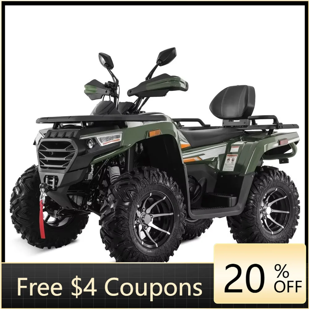 YzhgbTao Electric 2023 New Design Axle Drive Cuatrimoto ATV 4x4 300cc ATV 4x4 Automatic 4x4 ATV Quad Bike