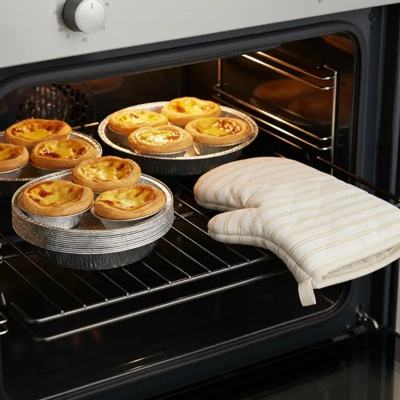 10PCS Disposable Aluminum Foil Air Fryer Liners Oil Proof Heat Resistant Ideal