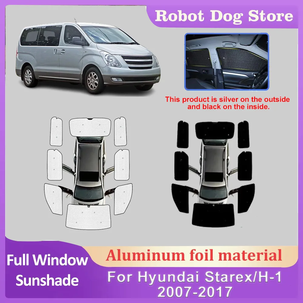 Sunshades For Hyundai Starex H1 Accessories 2007-2017 Car Full Privacy Window Visors Curtains Anti-UV Sun Covers Car Accessories