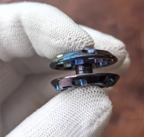 آسيا المحيط الهادئ الديناميكيات الزركونيوم الملونة جوفاء كرة القدم زوج قفل العالمي 24.5 مللي متر الارتفاع 12.8 مللي متر #5