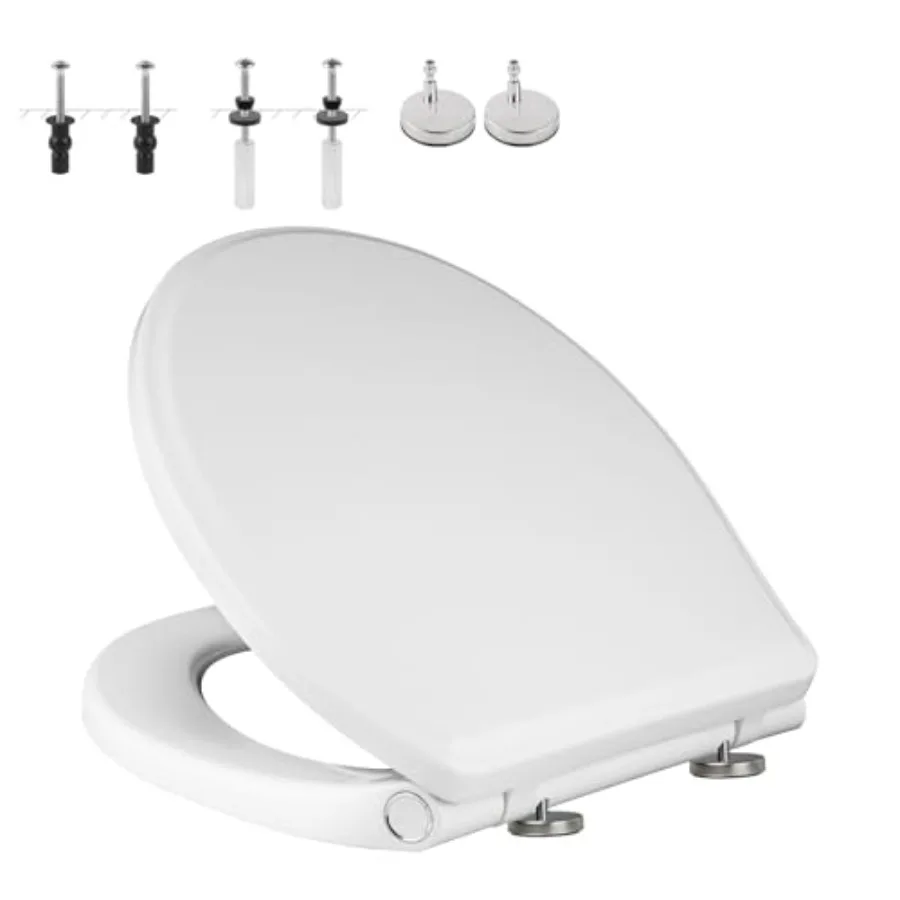 

Universal ngated Toilet wi Softclose Cover -k to Release Compatible wi TOTO/ber/ Oval Toilet s 2-Pk Toilet Bolts and Nuts Non