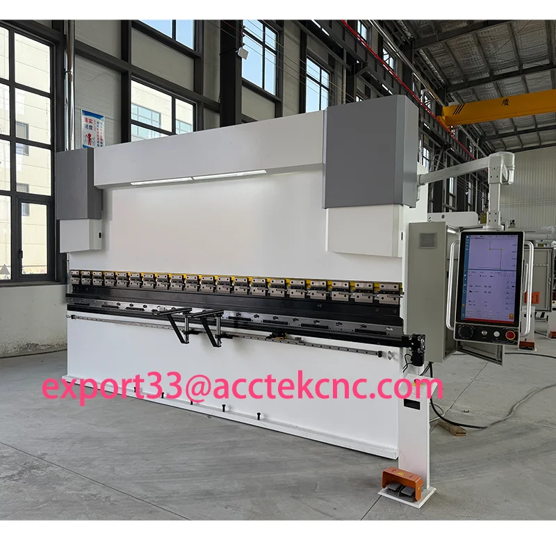 AccTek Press Brake 63T2500 100T3200 160T3200 Cnc Nc Hydraulic Bending Press Brake Machine for Folding Metal Steel