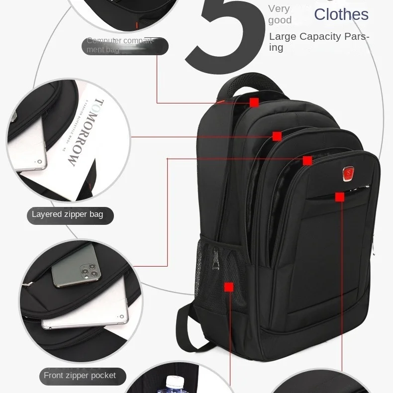 

Мужская деловая сумка для ноутбука, повседневная дорожная мужская дорожная сумка на плечо, новейшая модель для печати, рюкзак для школьников средней школы