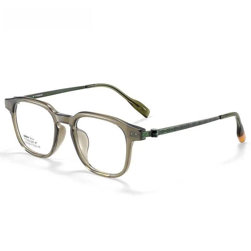 Men's Business TR Titanium Reading Glasses Fashion Anti-blue Light Presbyopia Custom Prescription Available
