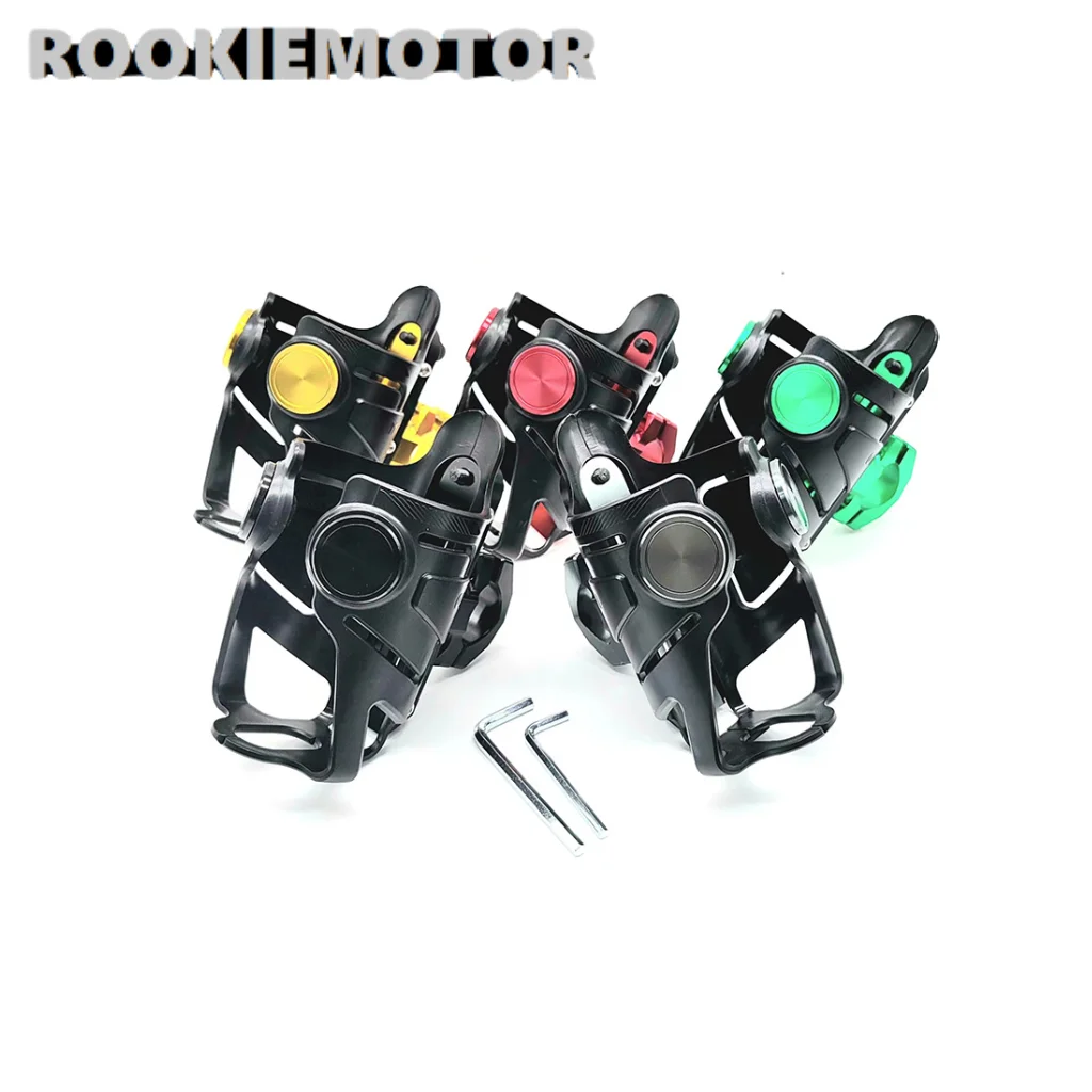 Universal Bike Motorcycle Handlebar Stand Mount Shakeproof Water Bottle Mount Anti-Crash Guard Drink Cup Holder