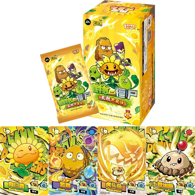 KAYOU Genuine Plants Vs. Zombies Card Wonderful Natural Journey Endless Battle Cards Anime Collection Card Kids Game Toy Gift