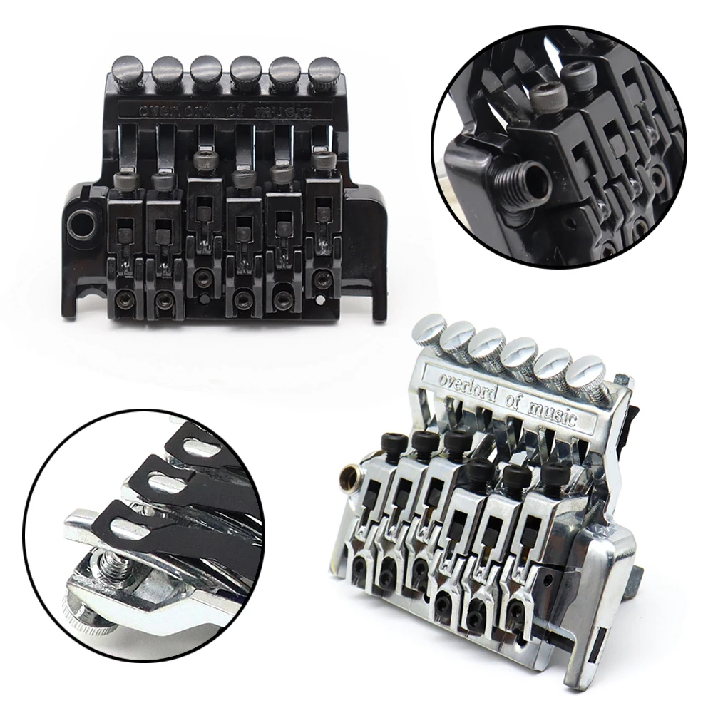 Guitar Bridge Tremolo Bridge Double Locking Assembly Systyem Right Hand 6 StringFor Electric Guitar Accessories Parts