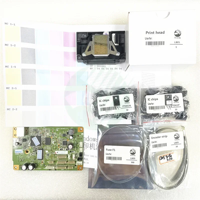Nuevo cabezal de impresión F180000 L805 para impresoras Epson L800 L801 L805 T50 A50 T60 P50 R290 R330 A840 R280 RX610 RX690