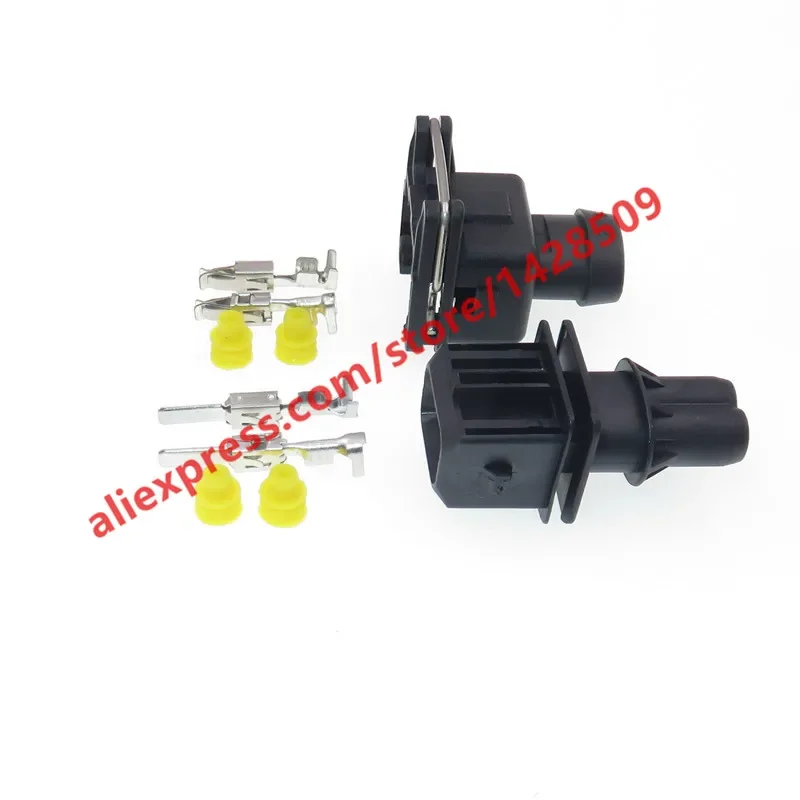 1 Set Female And Male EV1 Style 3.5 Series 2 Pin Male Auto Injector Connector 106462-1