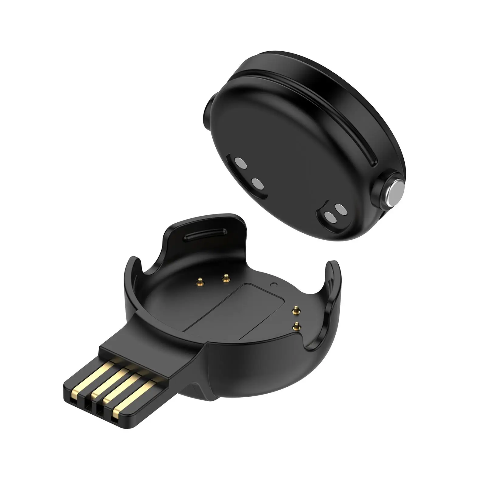 Smart Watch USB Charging Dock for Polar Verity Sense Replacement Charger Base Cradle Adapter Portable Fast Charging Black