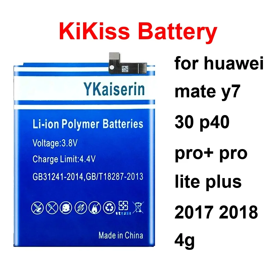 

Battery HB396689ECW/HB406689ECW HB486586ECW HB536378EEW P40 Pro For Huawei Mate Y7 30 Pro+ Lite Plus 2017 2018 4G