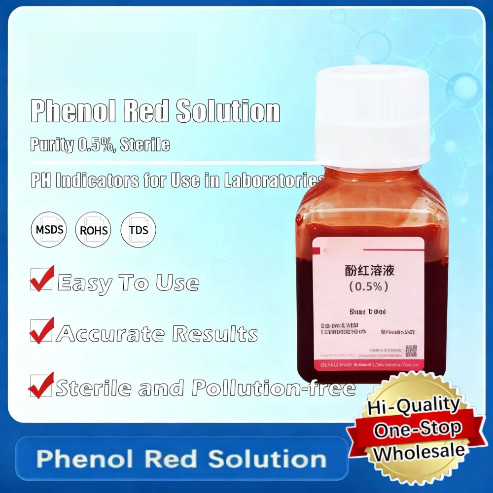 Phenol Red Solution ( Sterile) For Ph Indicator And Laboratory Applications Original Product