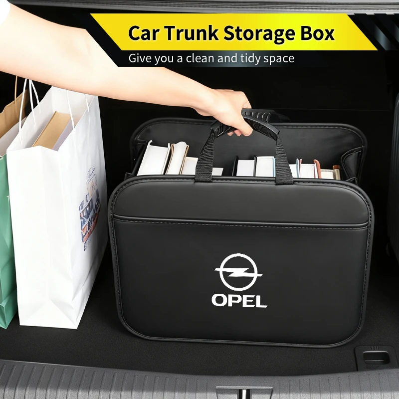 Car Trunk Storage Box Large Capacity Tools Organiser Stowing Tidying Bag For Opel Corsa Astra Insignia Vectra Zafira Meriva Mokk