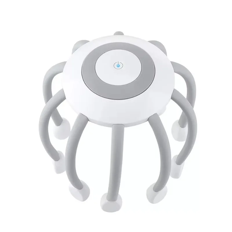 Electric Remove Muscle Tension Tiredness Relief Pain Vibrating Multi Dimension Point  Vibration Octopus Head Massager