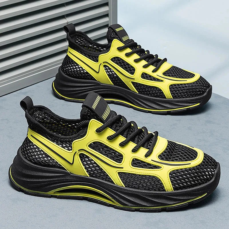 

Men Sneakers Summer Mesh Casual Breathable Sports Wading shoes Outdoor Tennis Running Hiking