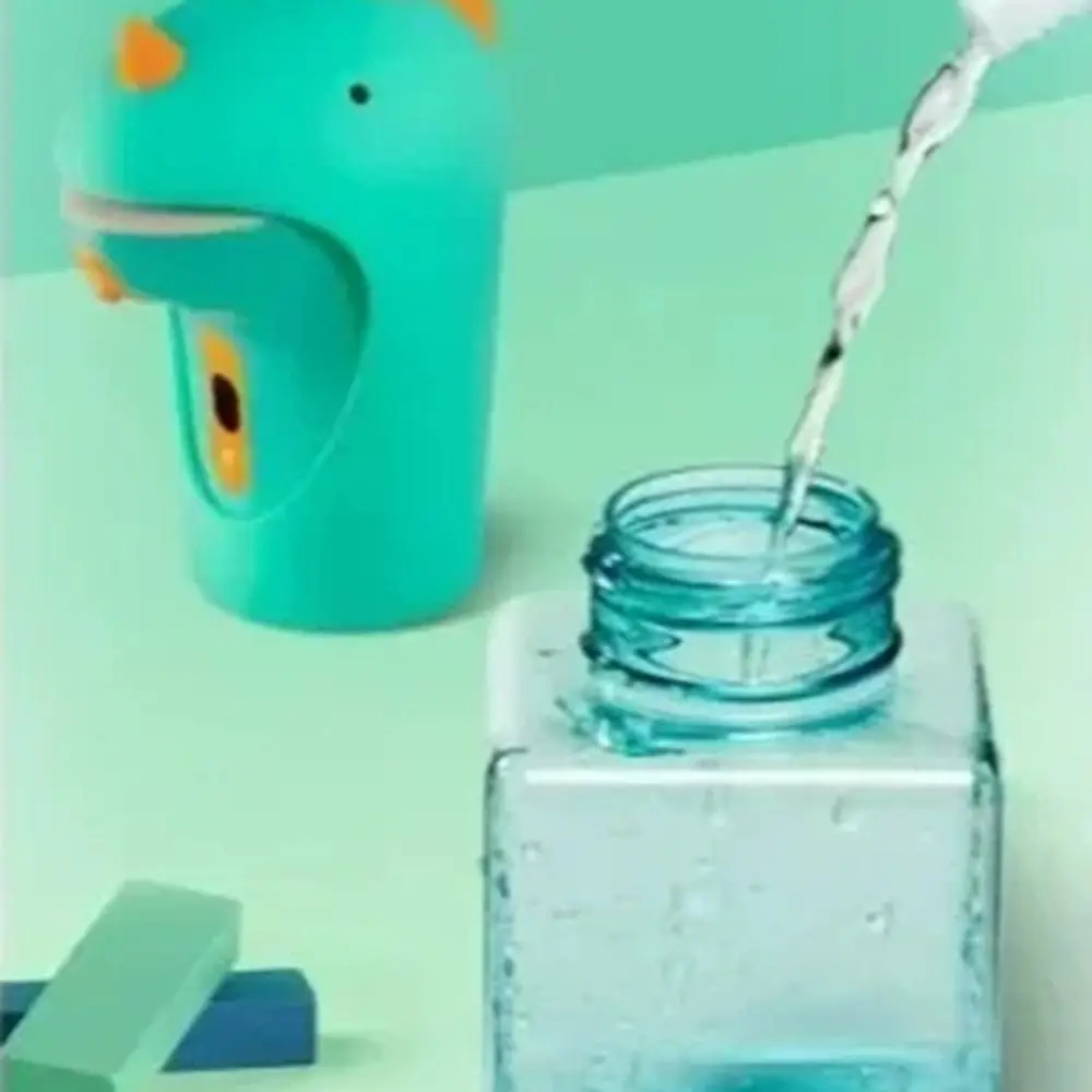 

Модель с батареей, автоматический дозатор мыла, автоматический датчик, милый интеллектуальный датчик, дозатор мыла, мультяшный водонепроницаемый