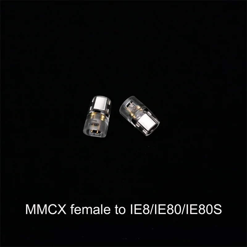 Adaptador de cabeza de conversión de Pin de auriculares hembra MMCX/0,78 MM a Sennheiser IE8 ie8i IE80 IE80S IE40PRO IE400 IE500 PRO