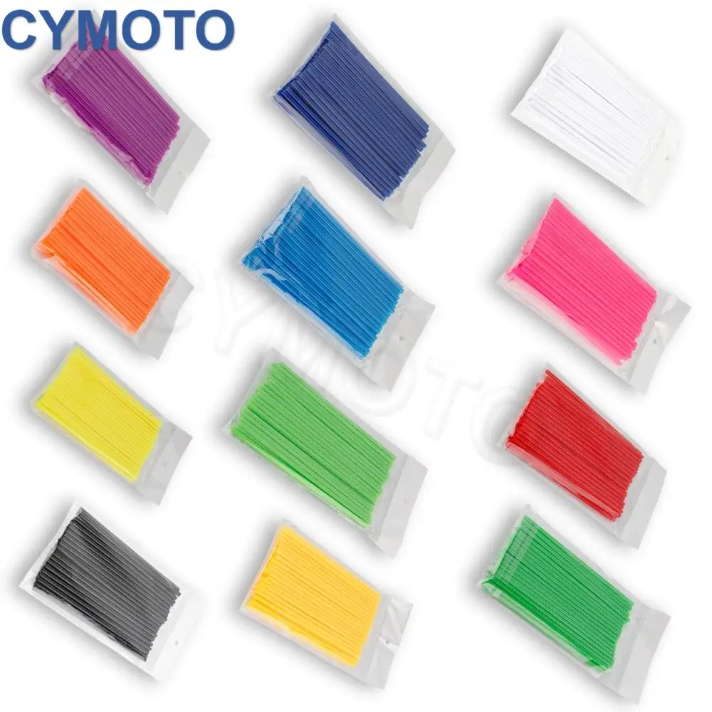 For Motocross Bicycle Bike Wheel Spoked 12 Colors 17CM Spoke Skins Spoke Covers Trim Wrap Cover Decoration Protector Pipe
