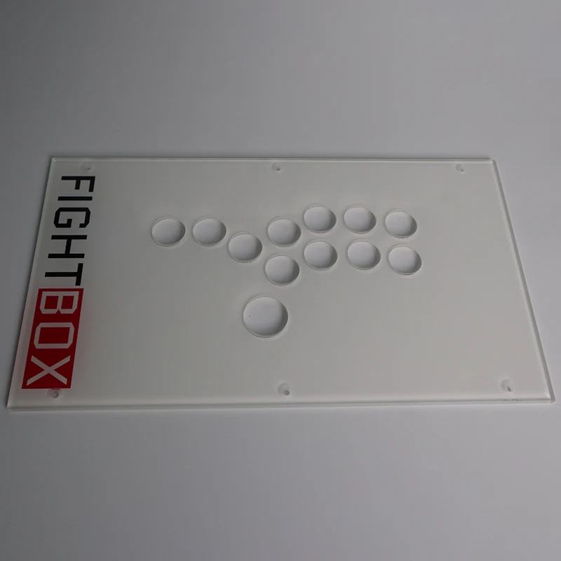 FightBox Custom Box and Panel F/M Series Hitbox Style Arcade Game Controller Box, with Cable and Support for Custom Art Patterns