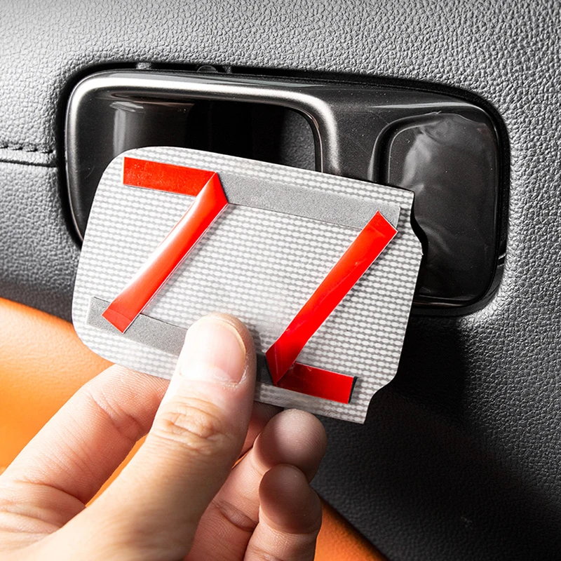 ل هافال H9 2nd MKII 2024 2025 ألياف الكربون سيارة الباب الداخلي السلطانية زخارف اللوحات ملصقات الداخلية واقية الكسوة الملحقات #2