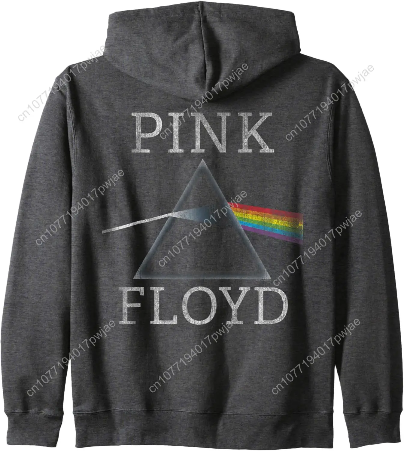 سترة بغطاء للرأس بسحاب من Pink Floyd Dark Side Of The Moon Rock Music Band
