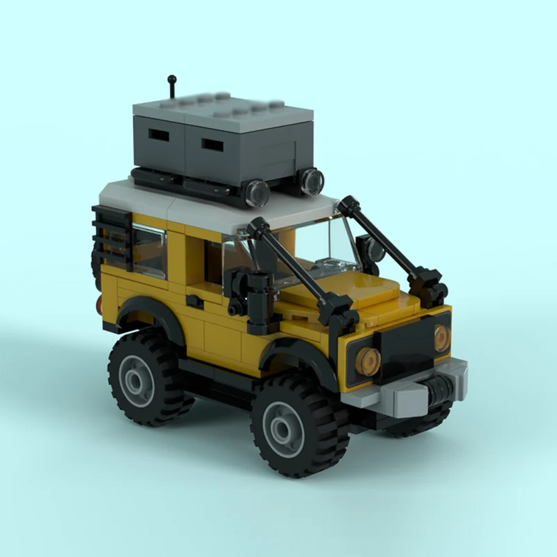 City Car Model MOC Building Bricks Defender Off-Road Vehicle Modular Technology Children Holiday Gifts Assemble Toys Suit