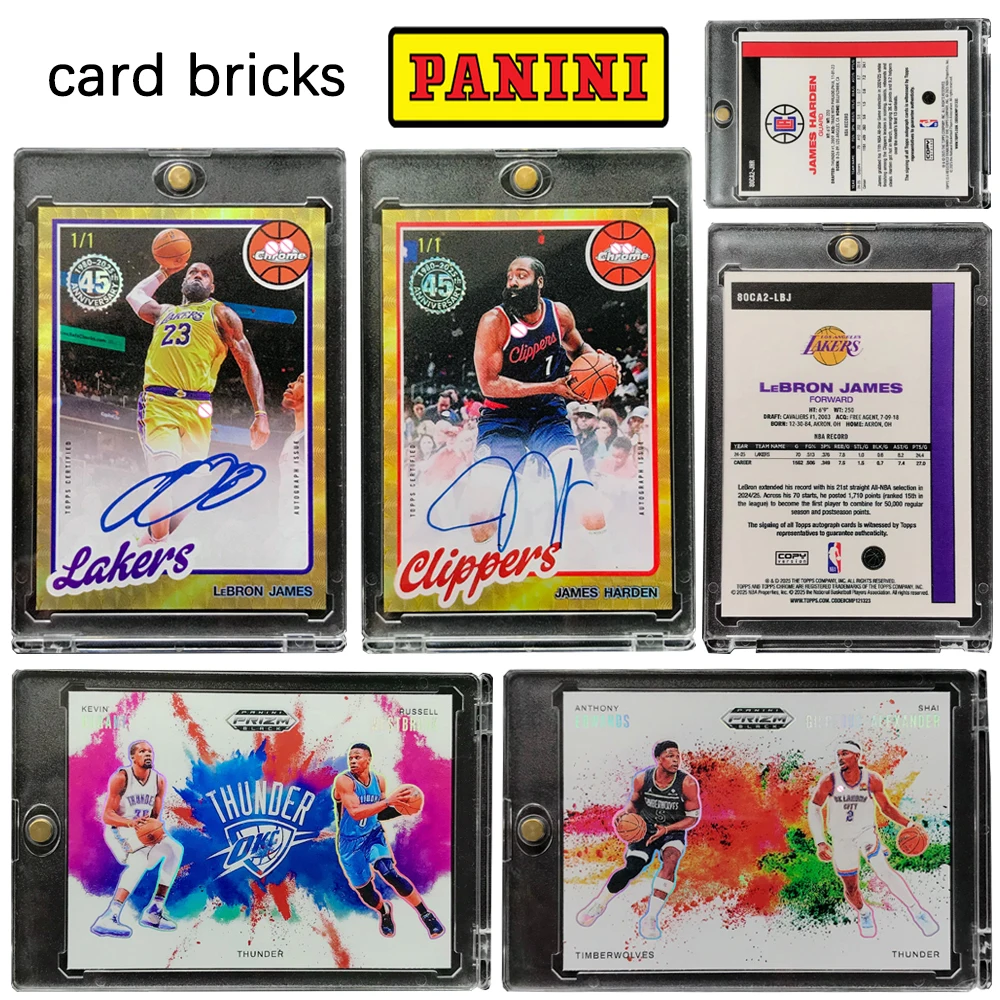 

PANINI DIY homemade 2025 James Harden Durant Edwards Alexander Signed Holographic Collector Card Brick Basketball birthday gift