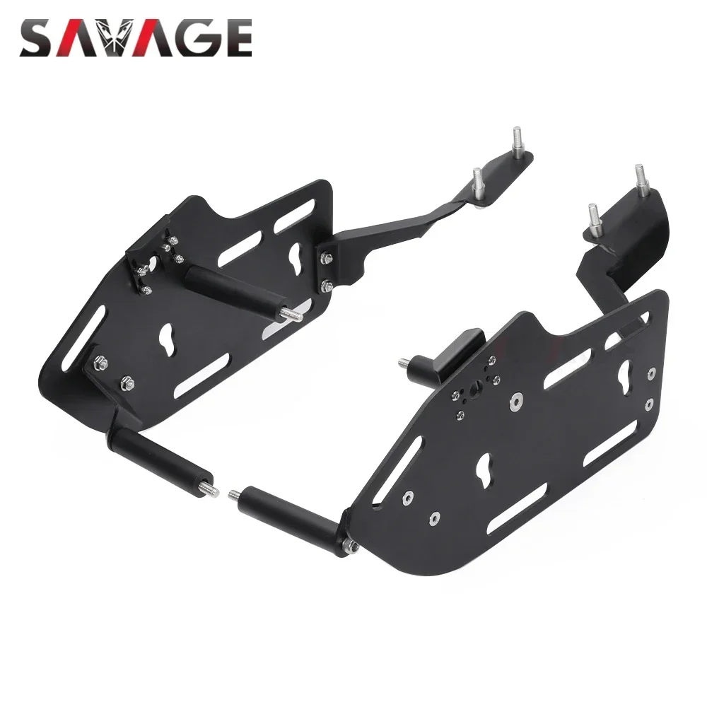 Motorcycle Saddlebag Luggage Rack Mount Bracket For CFMOTO 450MT CF MOTO MT450 IBEX 450 Storage Bag Side Box Soft Bags Pannier