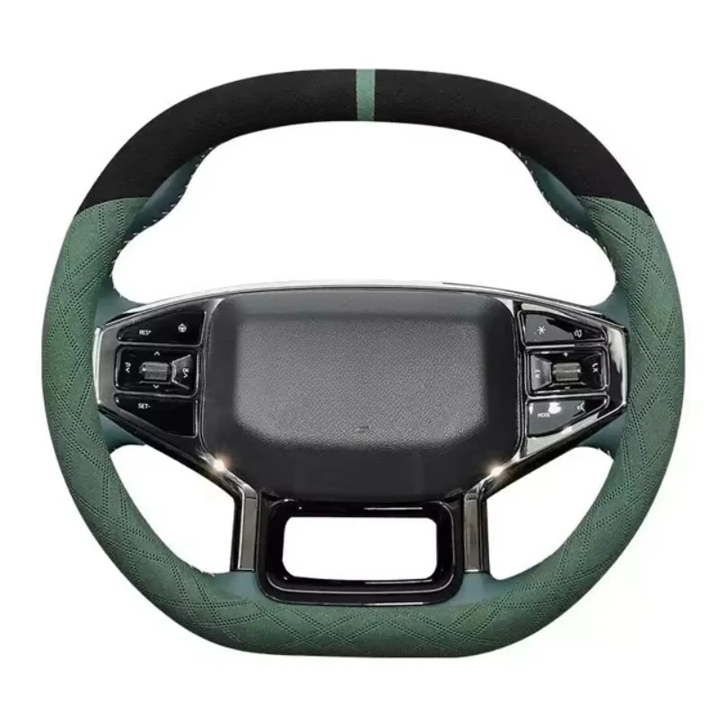 

Interior Accessories High Quality Suede Steering Wheel Cover
