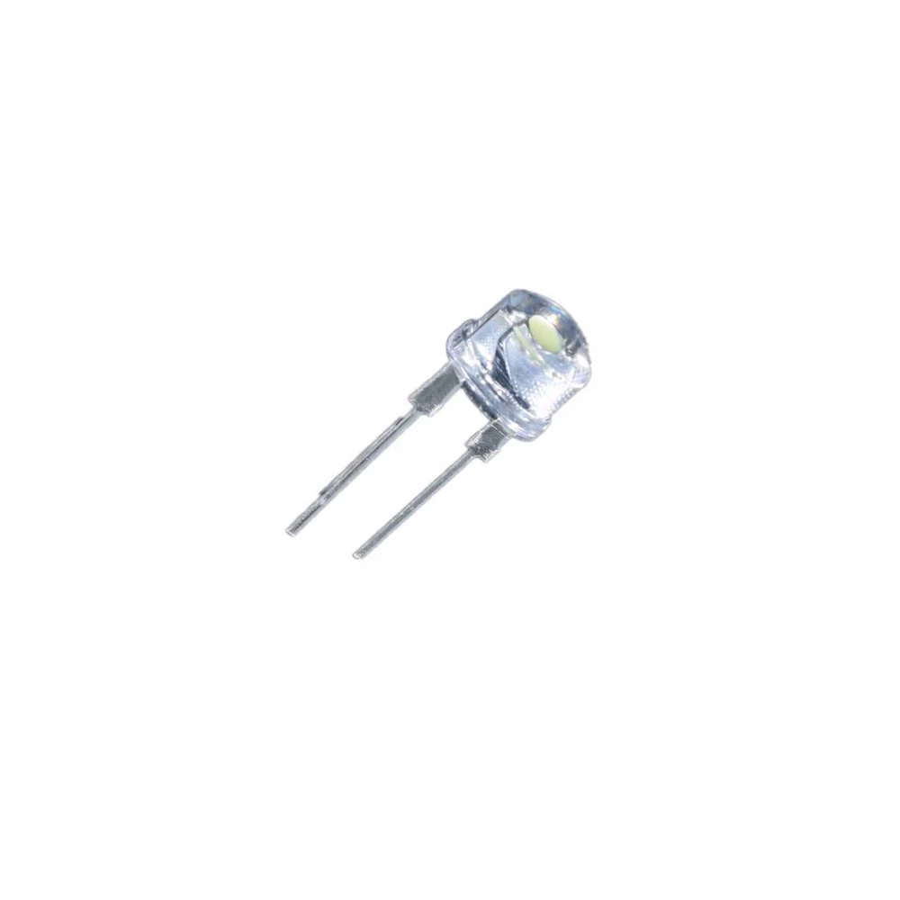 10PCS F8 8MM 0,5 W 3,0-3,2 V Super Helle Strohhut Emittierende Diode LED Lampe Weiß blau Grün Rot Gelb Neue Gute Qualität