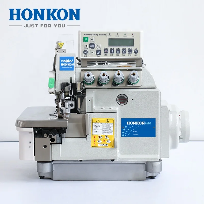 Full Automatic Computerized High Speed Four Thread Overlock Sewing Machine HK-EX5200-4D/AT