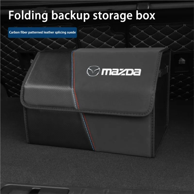 للطي صندوق منظم صندوق السيارة حقيبة التخزين أدوات ترتيب لمازدا 3 6 CX5 2 CX3 CX9 MX5 RX8 Axela Demio Atenza MS #1