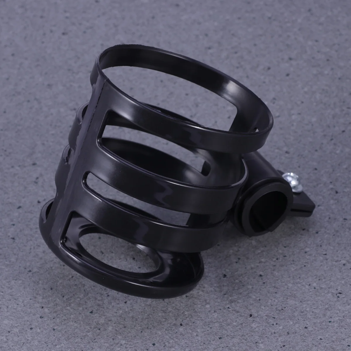 Uchwyt na napoje do wózka dziecięcego, wysokiej jakości materiał, uchwyt na butelkę do wózka, roweru, chodzika, trwały, wytrzymały, czarny