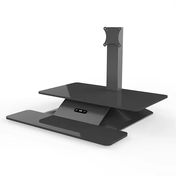 

Ergonomic Electric Office Height Adjustable Sit Stand Desk Riser Converter Computer Desk