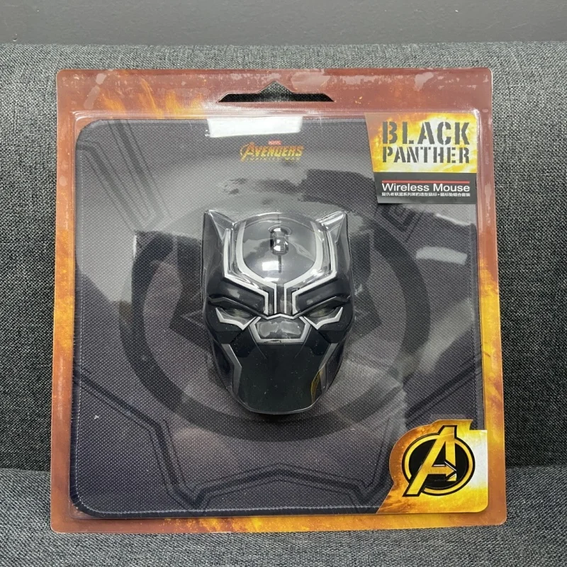 Marvel Black Panther Lightweight Wireless Gaming Mouse Wireless Bluetooth Mouse Portable  Charging Base For Laptop Deskbtop