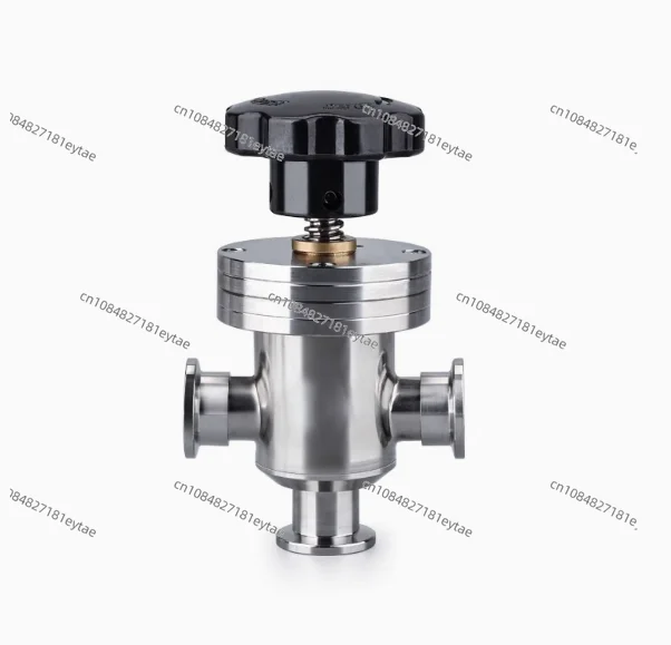 

Manual Be suitable for KF vacuum baffle val ve three-way angle valve isolation vacuum baffle val ve GD vacuum three-way baffle