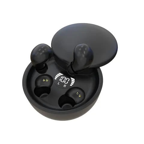 SK26 Bluetooth 5.4 Wireless Earphones Small Earbuds Sleeping Sport Invisible Headphones Bass Sound Quality Headset Sliding Cover