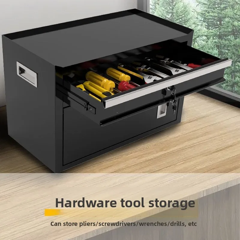 PremiumQuality Lockable Storage Cabinet with Key Aluminum Alloy Long Handle Thickened Stage Silent Drawer SlidesOffice Garage
