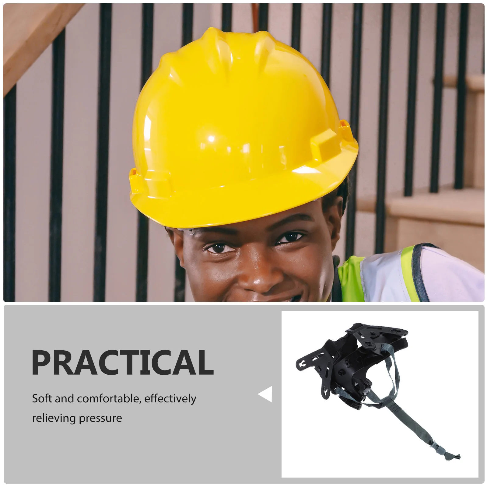 Hard Hat Suspension Insert Quick Release Plastic Breathable Comfortable Padding Replacement Accessories Construction Safety Cap