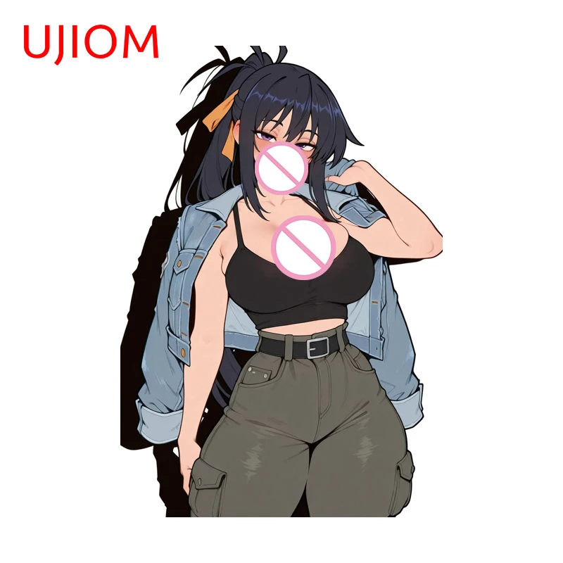 UJIOM Himejima Akeno Wall Sticker Enchanting Tendy Eye Catching Waterproof PVC Kitchen Decal Wardrobe Vestibulec Decoration