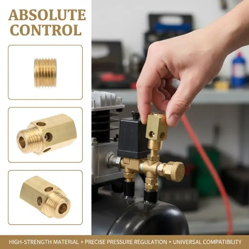 4J-13.2 S6F-30.2 Relief Valve For Compressor Oil Pump Heavy Duty Pressure Regulator For HVAC Cooling Units